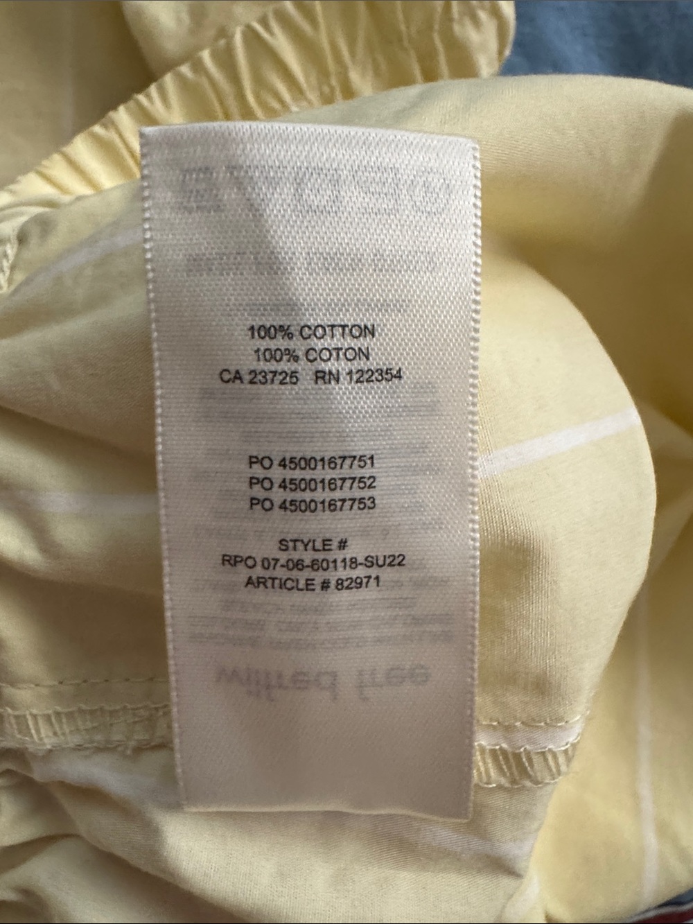 Aritzia Wilfred Pale Yellow Elastic-Waist Bermuda Shorts - Picture 3 of 4